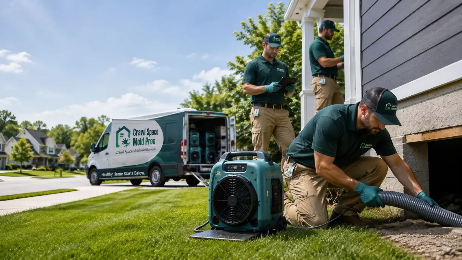 Crawl Space Mold Removal in Millbury, OH